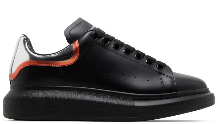 Alexander McQueen Oversized Sneaker 'Black Silver Welsh Red'