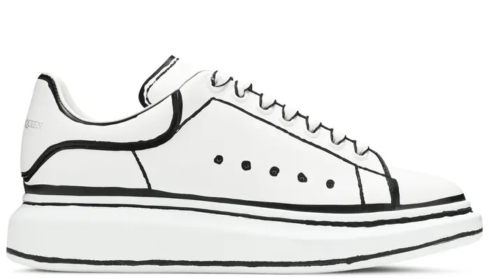 Alexander McQueen Oversized Sneaker 'White Black'