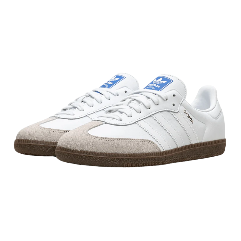 Adidas Samba Cloud – White Blue Gum