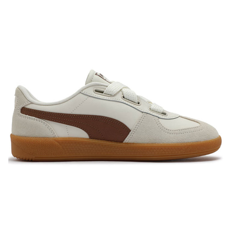 PUMA Palermo Wide Lace Sd ‘Frosted Ivory Brown Mushroom