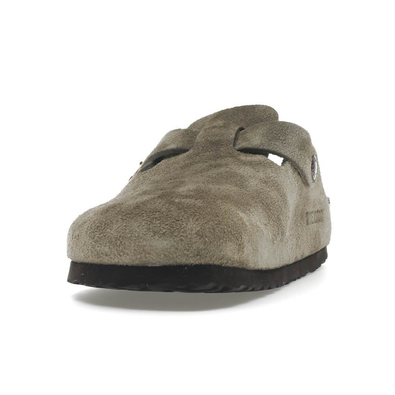 Birkenstock Boston Soft Footbed – Suede Taupe