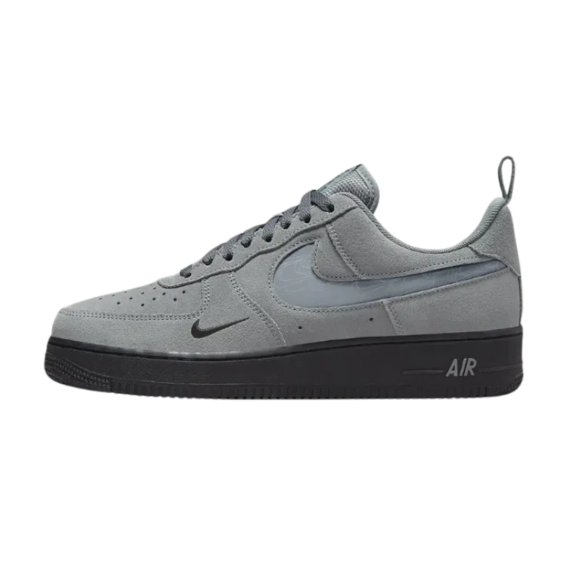 Nike Air Force 1 Low 07 LV8 Reflective Swoosh – Cool Grey